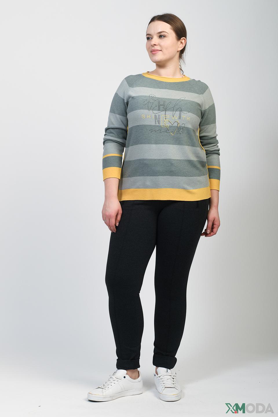 Пуловер Rabe collection в полоску