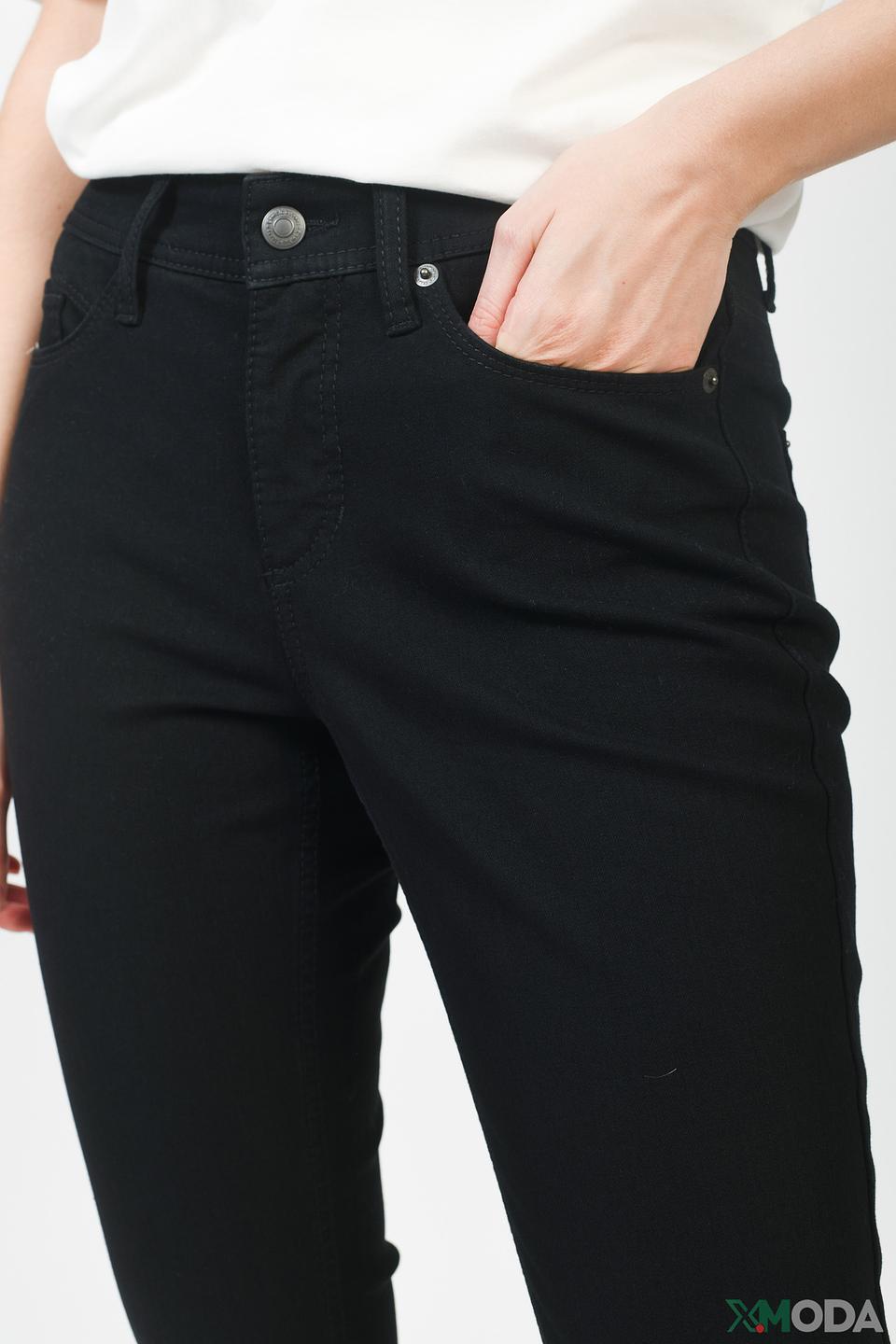 Брюки Cambio чёрные Slim Fit