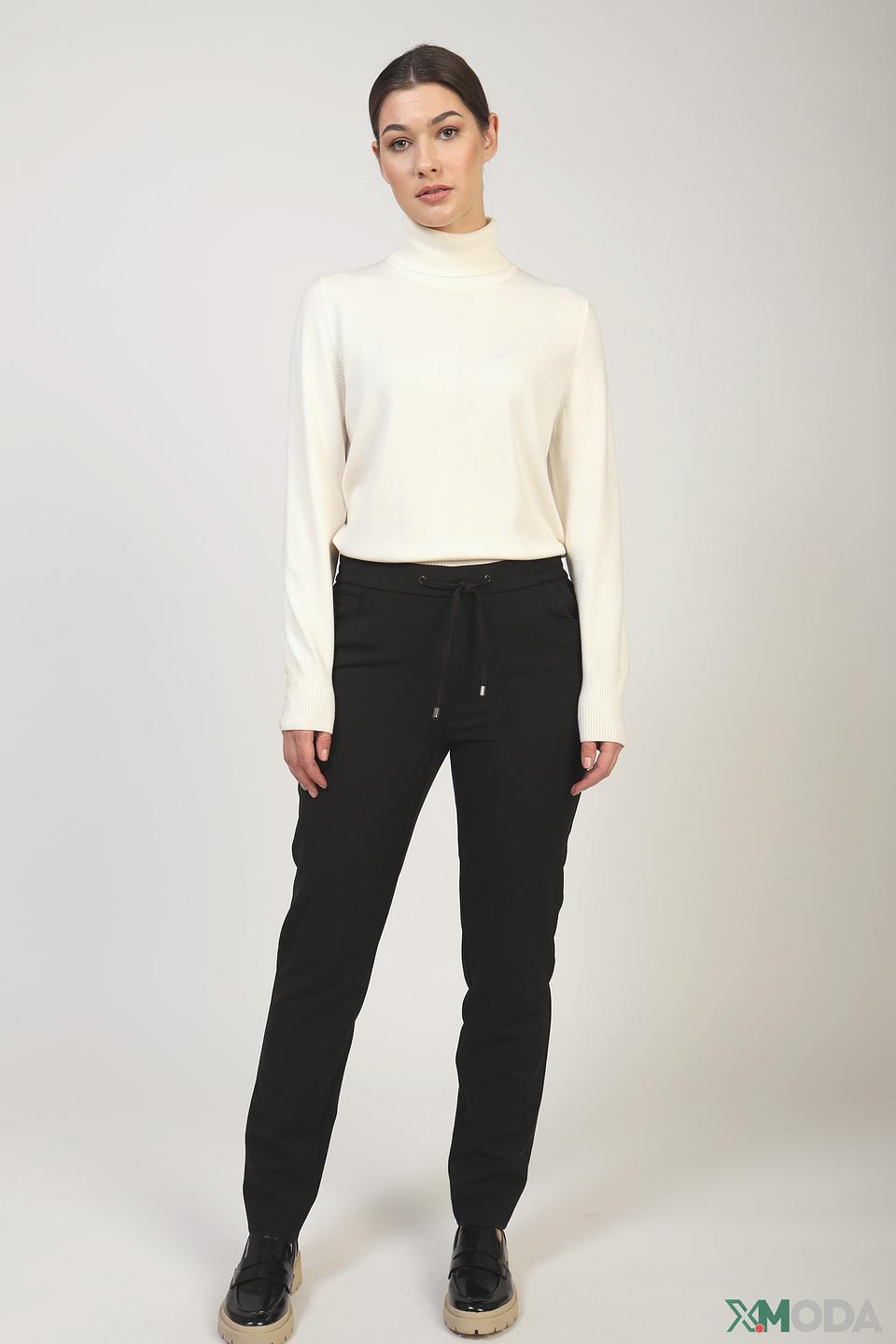 Брюки Frank Walder черные с завязками