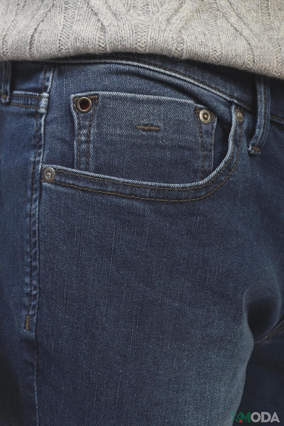 Джинсы Pezzo синие slim fit