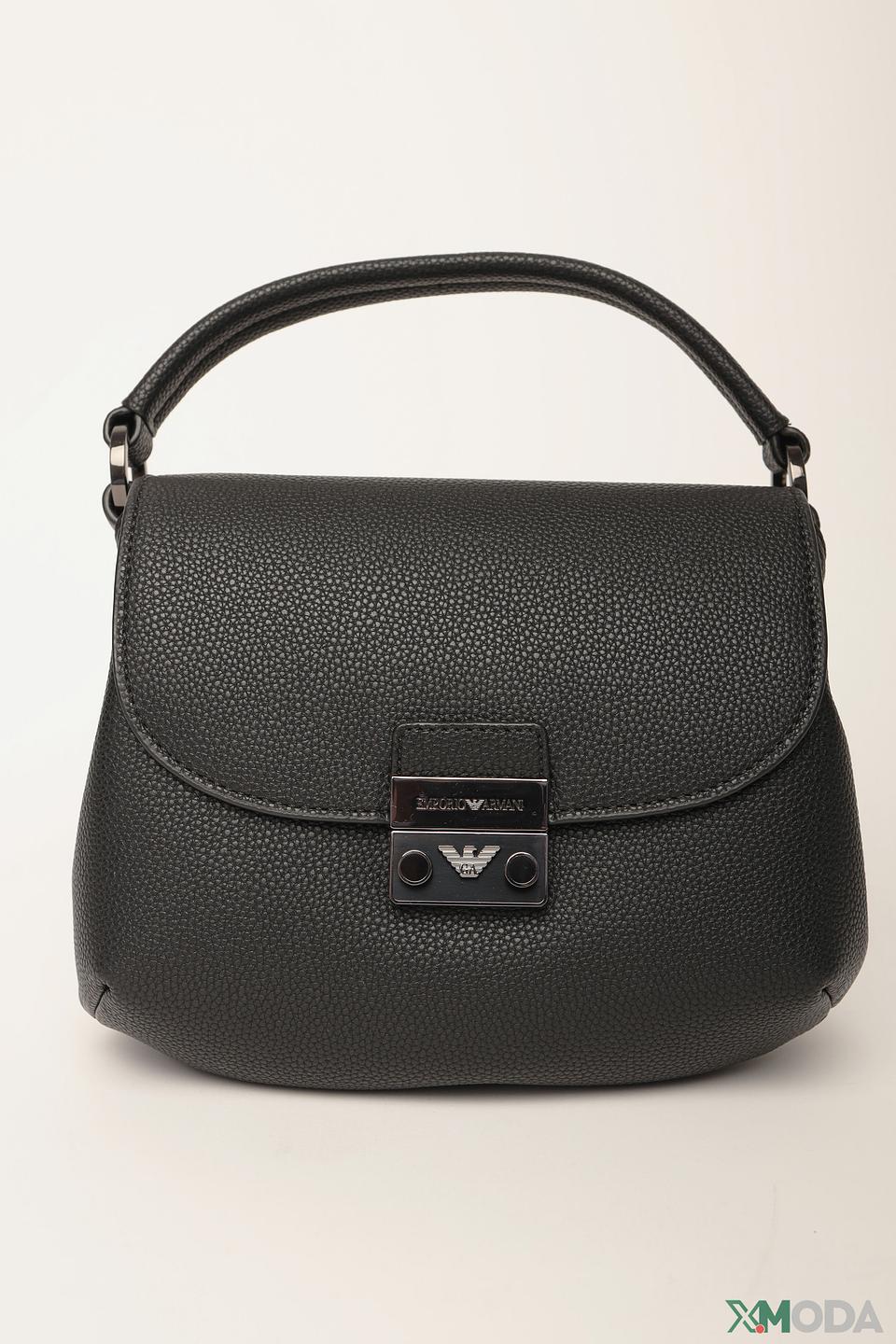 Сумка EA7 чёрная на плечо