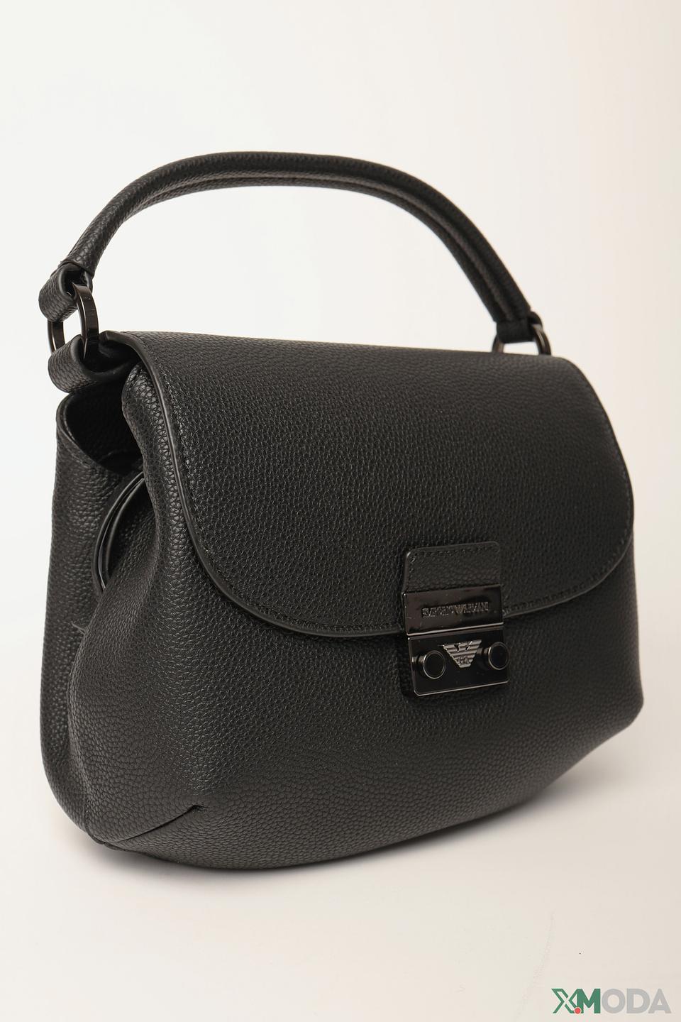 Сумка EA7 чёрная на плечо