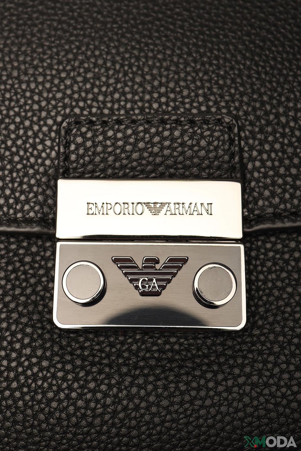 Сумка EA7 чёрная на плечо