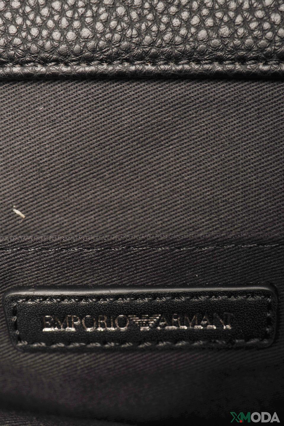 Сумка EA7 чёрная на плечо