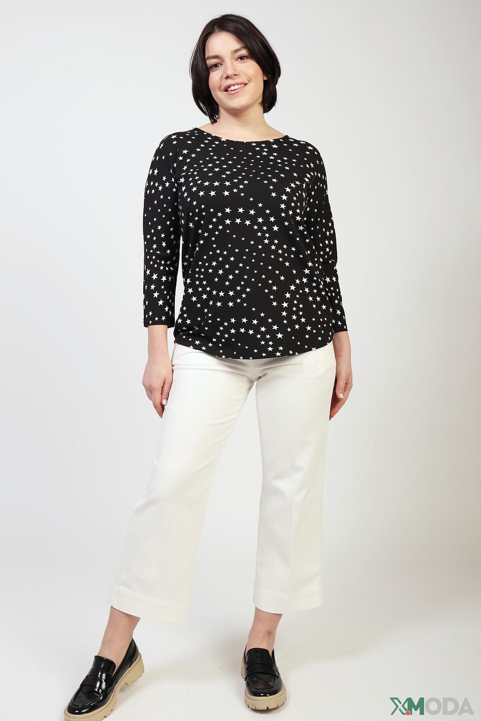 Лонгслив Gerry Weber EDITION чёрный в звёзды