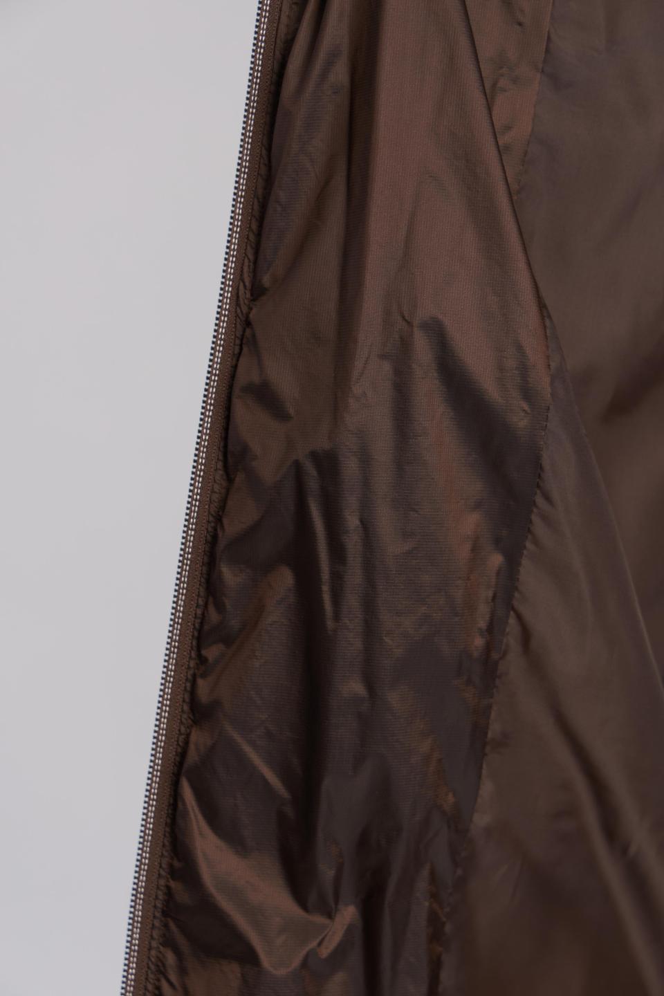Куртка Betty Barclay outdoor с меховым капюшоном шоколадного цвета