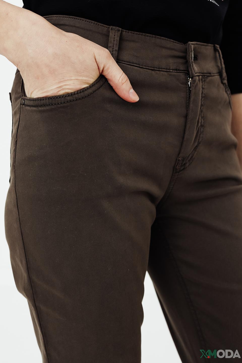 Брюки Gardeur хаки укороченные