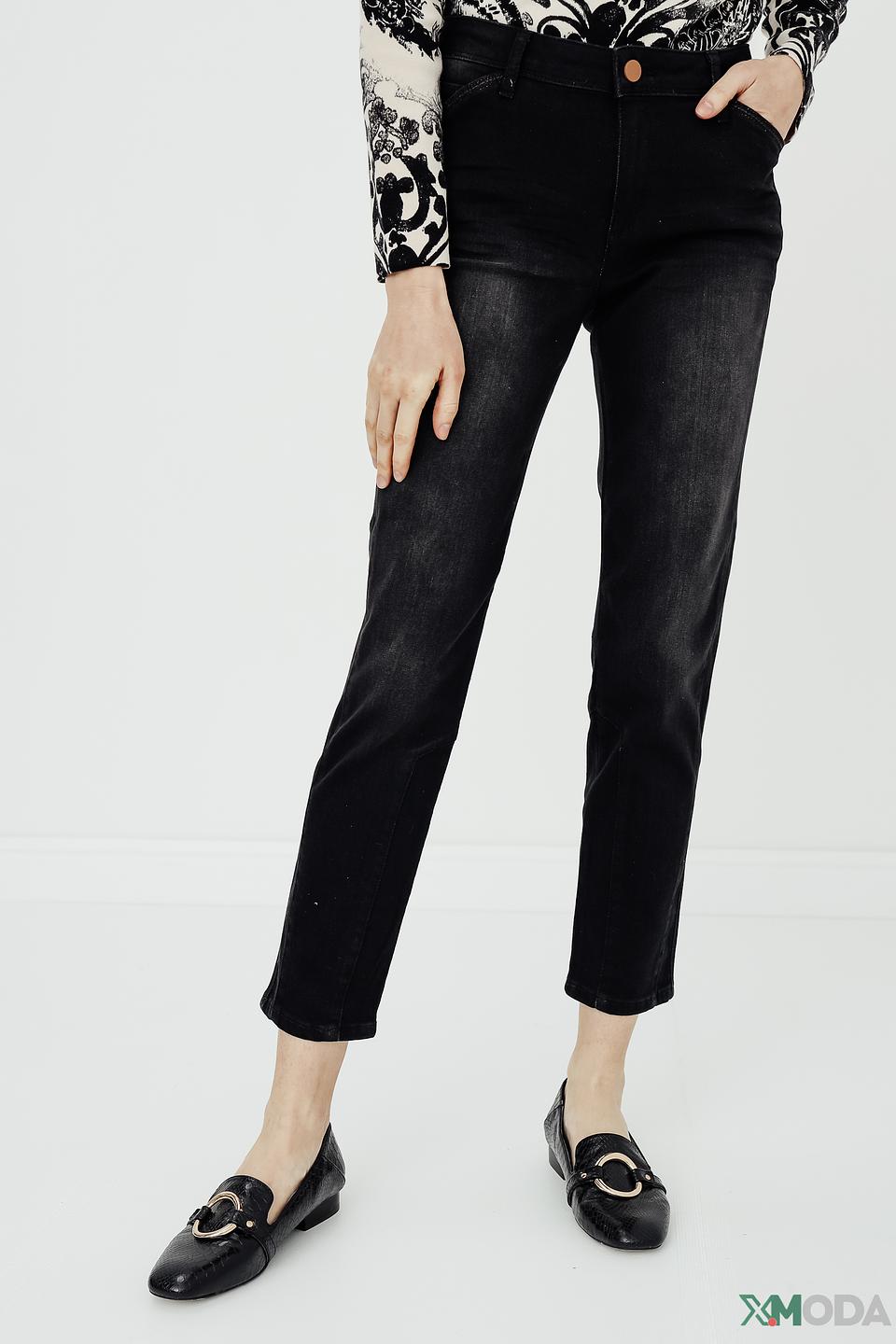 Джинсы Betty and Co черные прямые