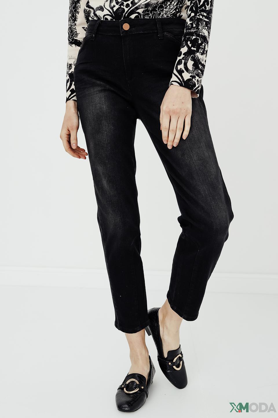 Джинсы Betty and Co черные прямые