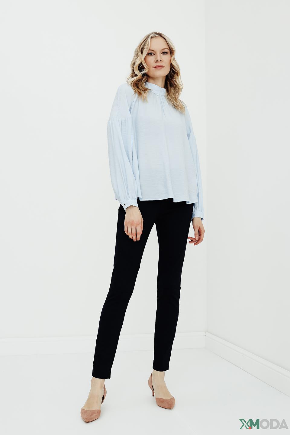 Джинсы Mos Mosh с молниями темно-синие