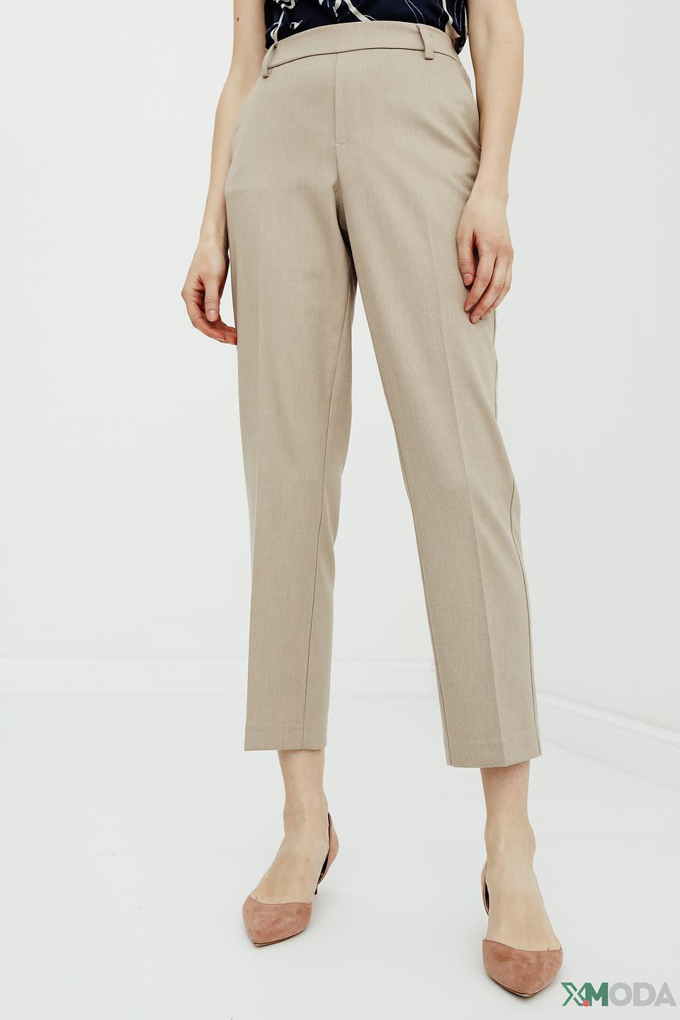 Брюки Mos Mosh бежевые прямые