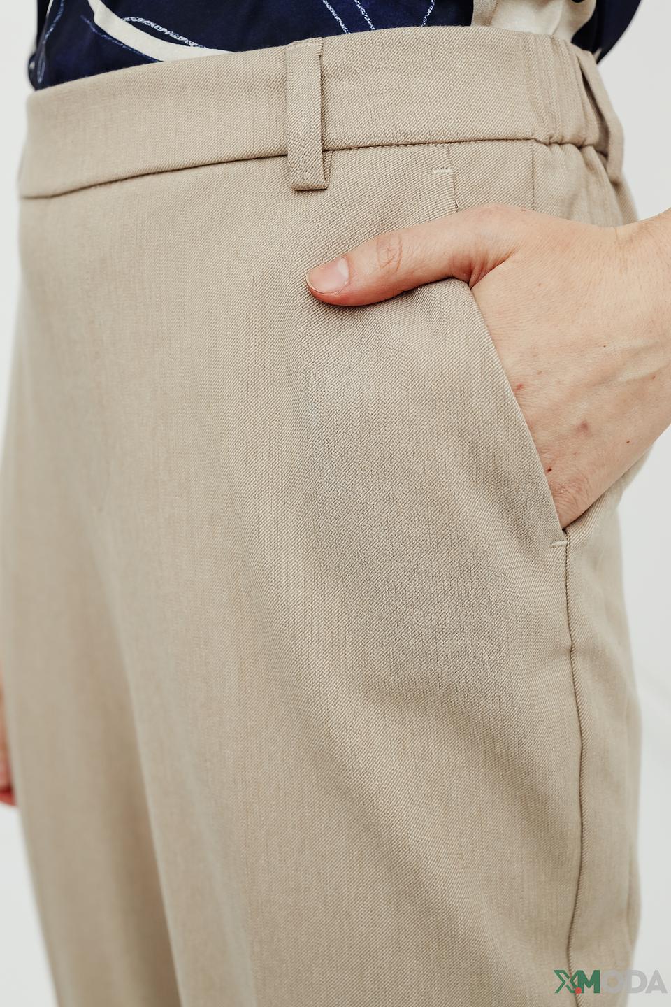 Брюки Mos Mosh бежевые прямые