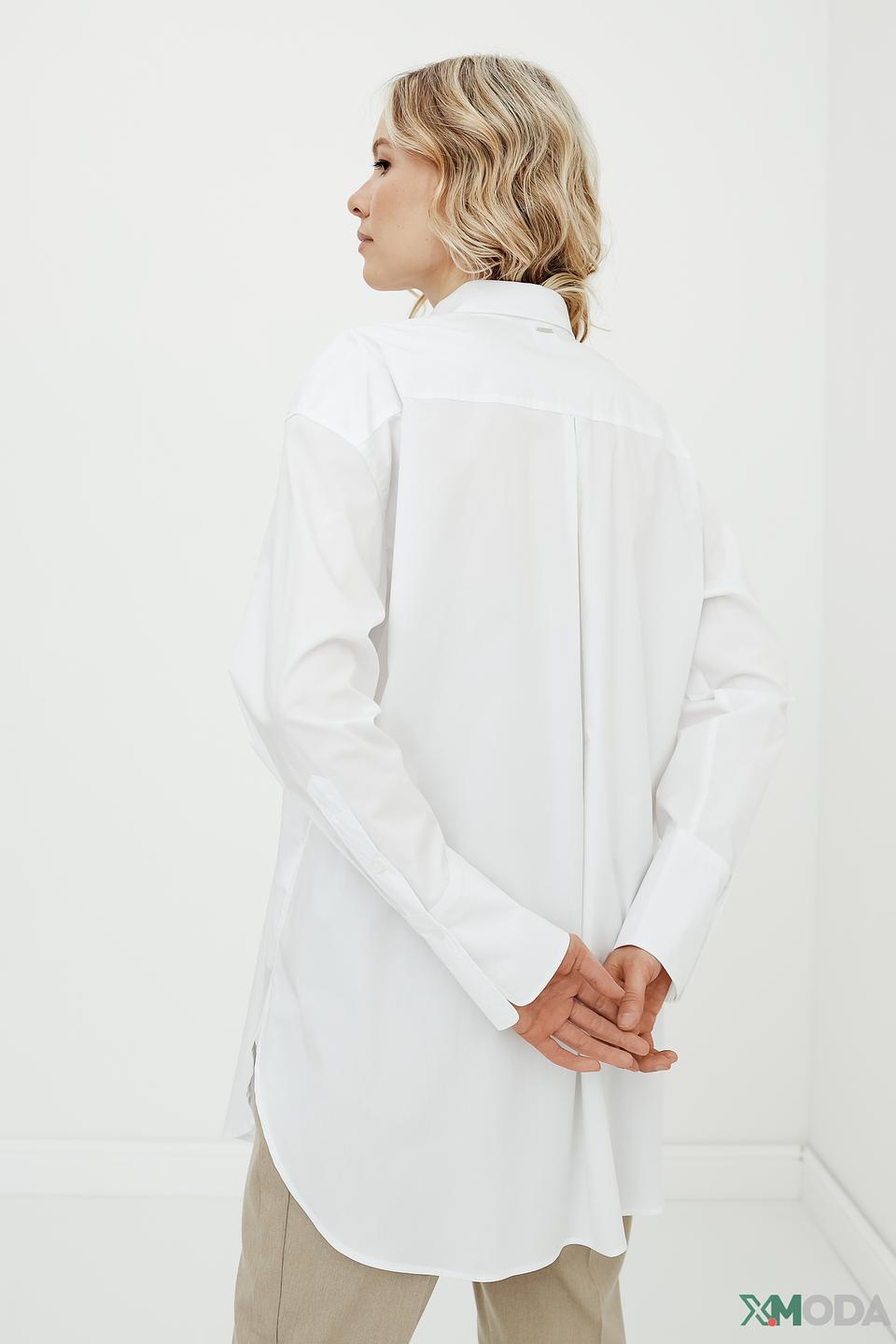 Рубашка Taifun оверсайз белая