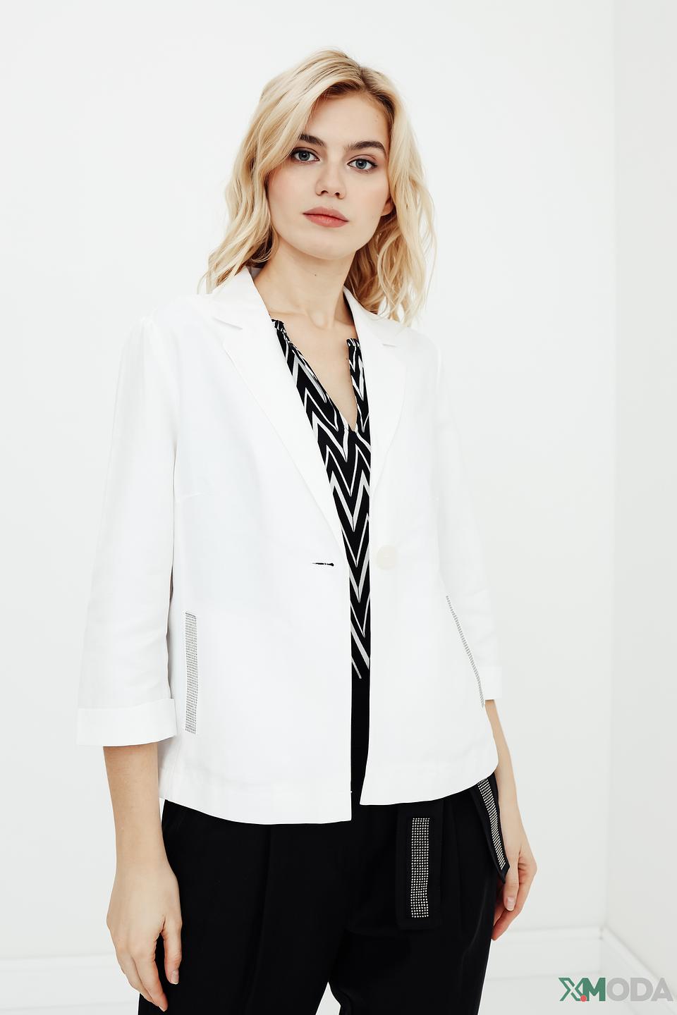 Белый жакет Betty Barclay с декором