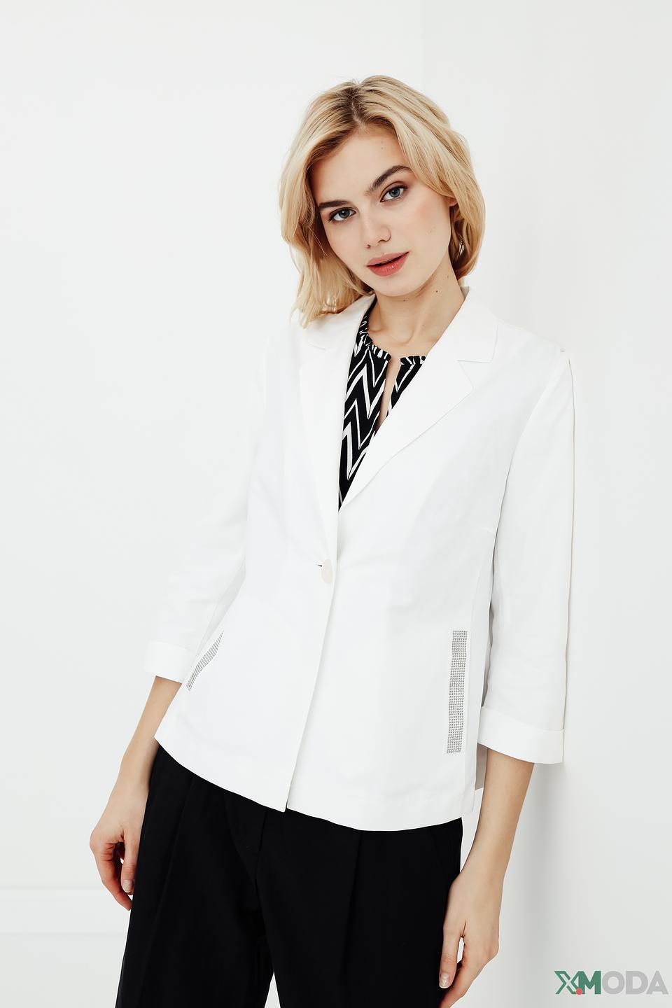 Белый жакет Betty Barclay с декором