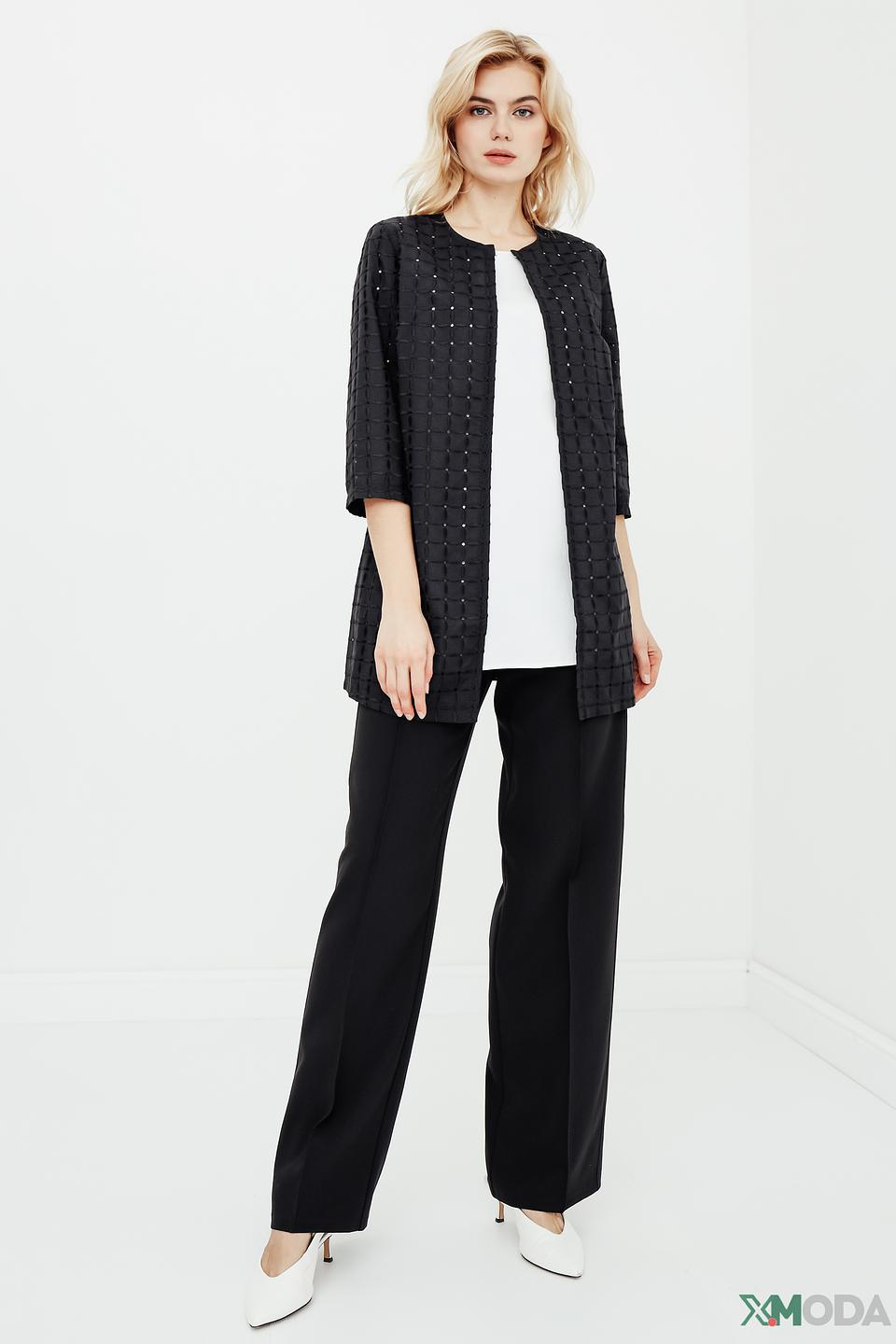 Жакет Betty Barclay с вышивкой чёрный