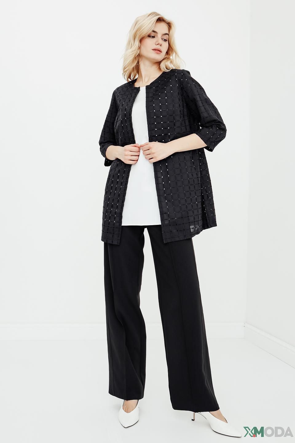 Жакет Betty Barclay с вышивкой чёрный