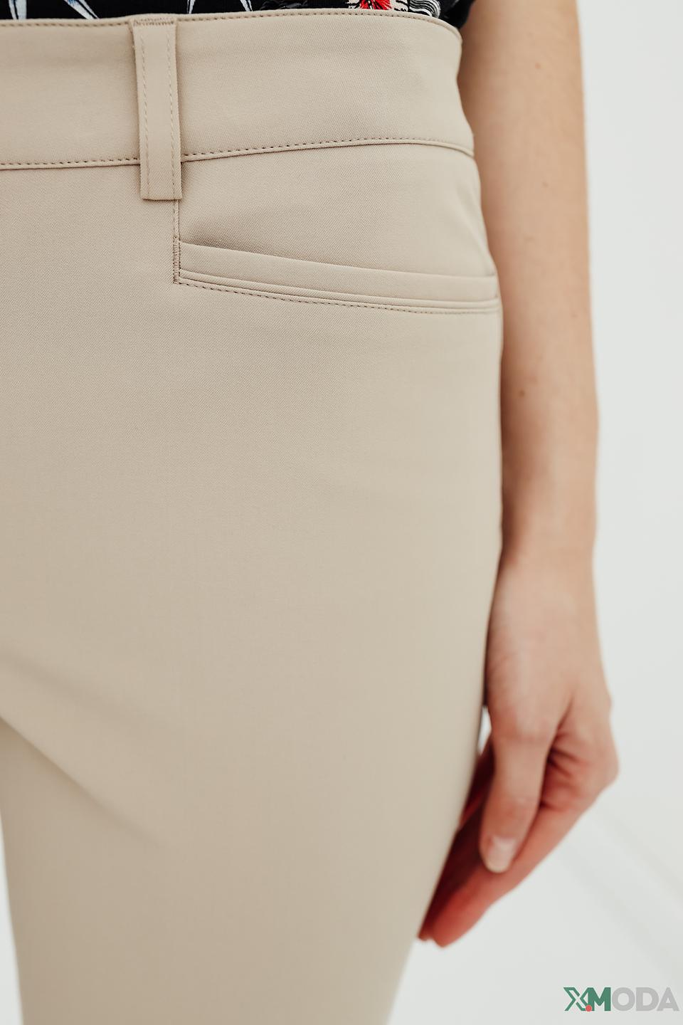 Брюки Cambio бежевые прямые