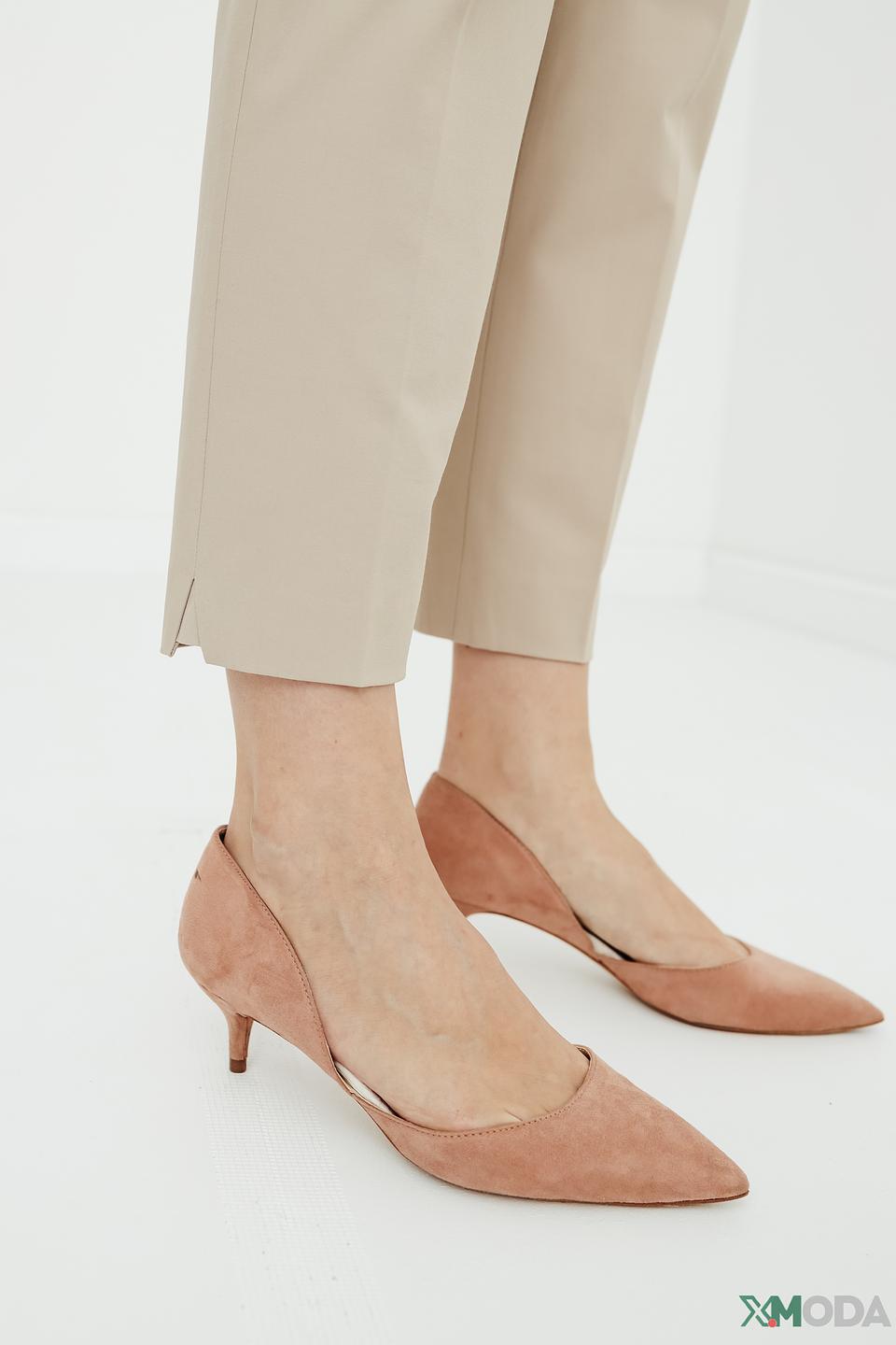 Брюки Cambio бежевые прямые