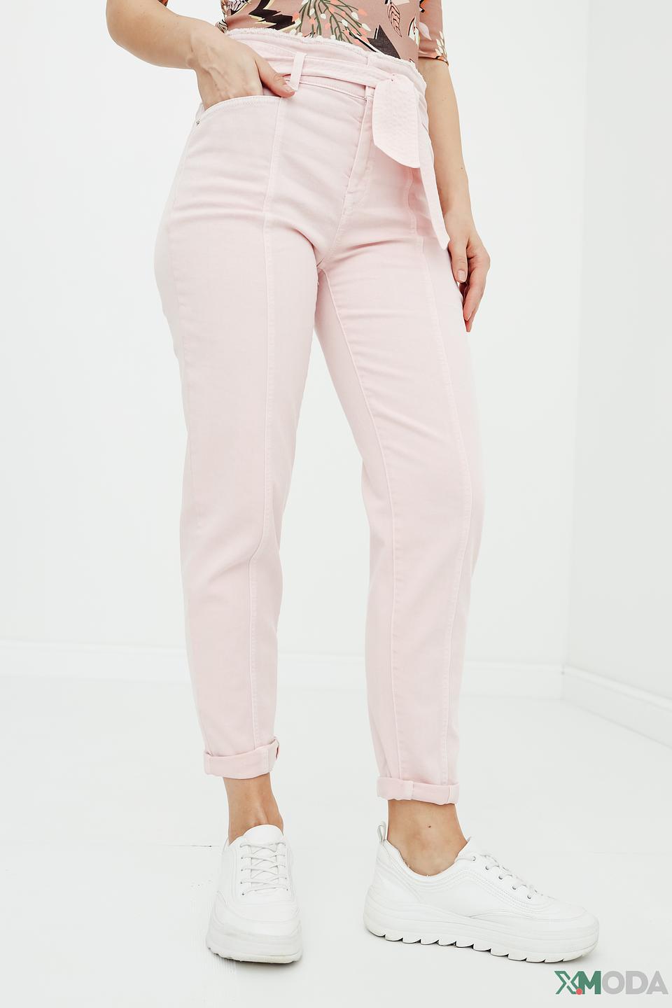 Джинсы с поясом Marc Cain пудровый