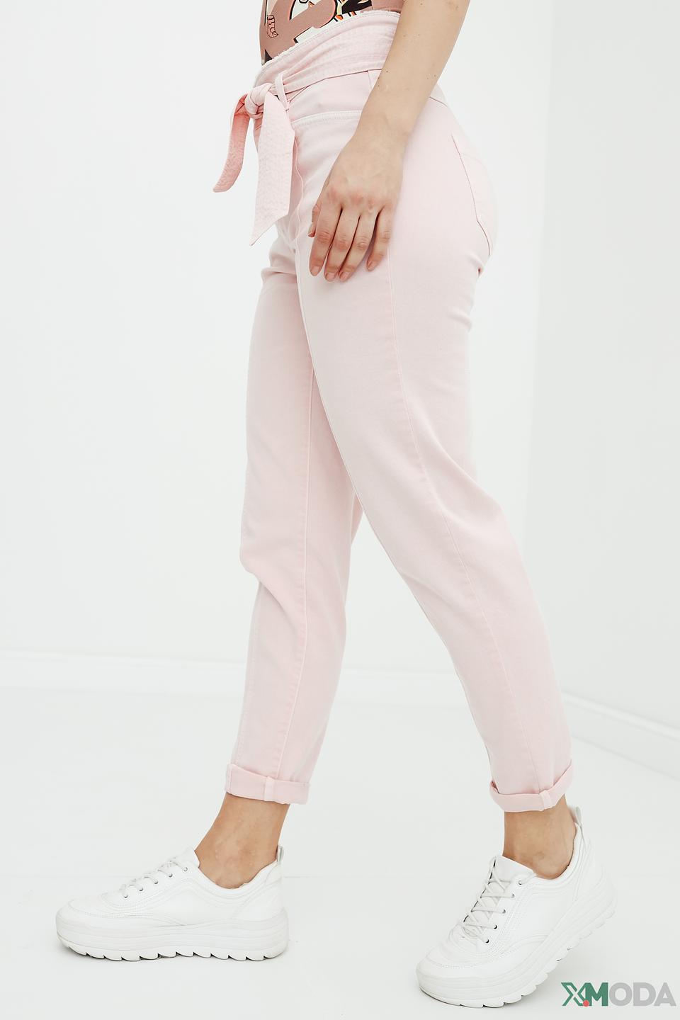 Джинсы с поясом Marc Cain пудровый