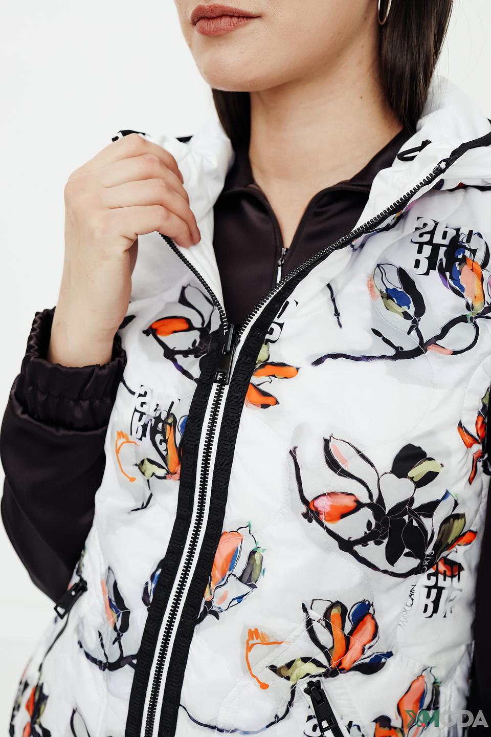 Жилет Marc Cain Sports чёрно-белый