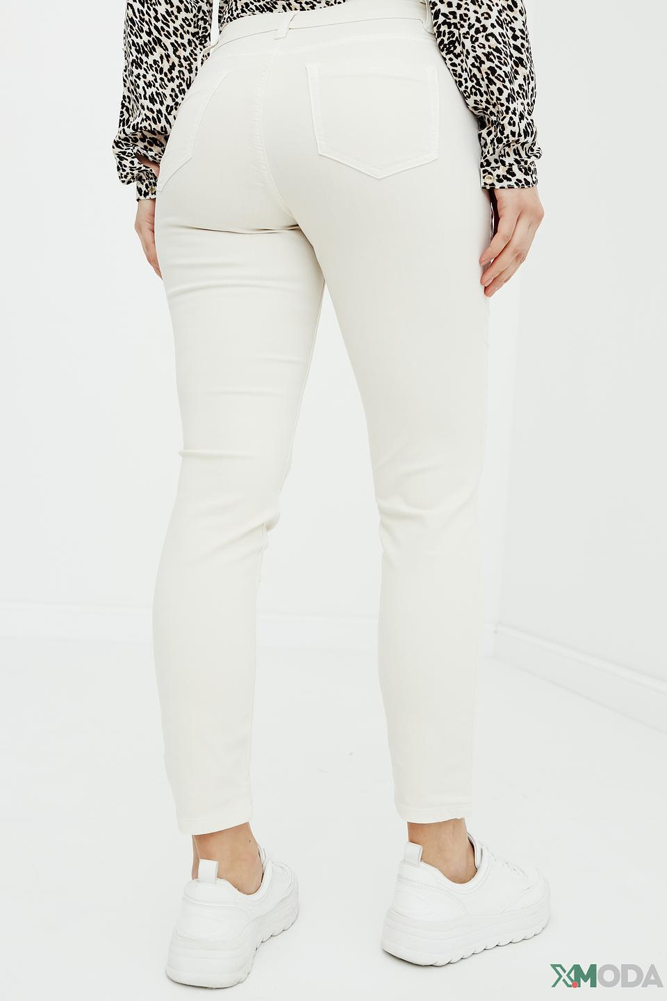 Джинсы скинни Oui молочные