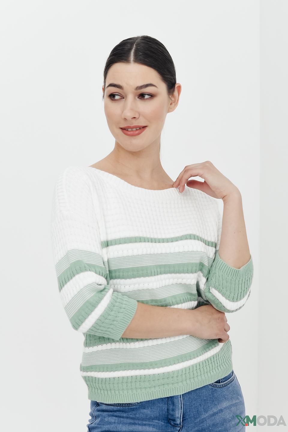 Пуловер Pezzo в полоску