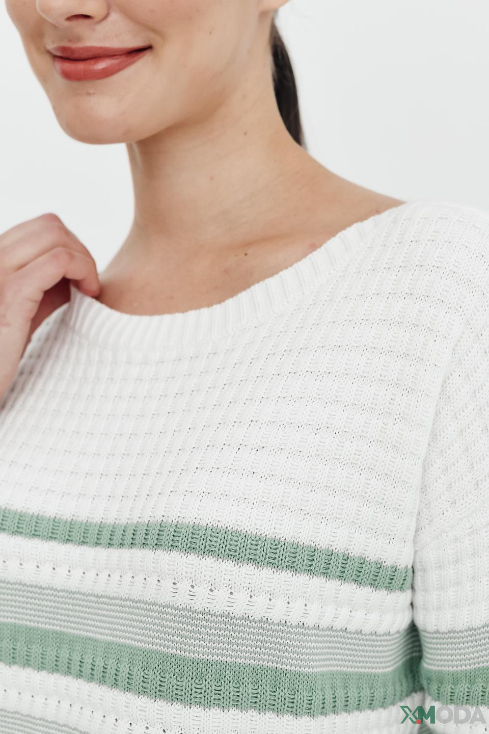 Пуловер Pezzo в полоску