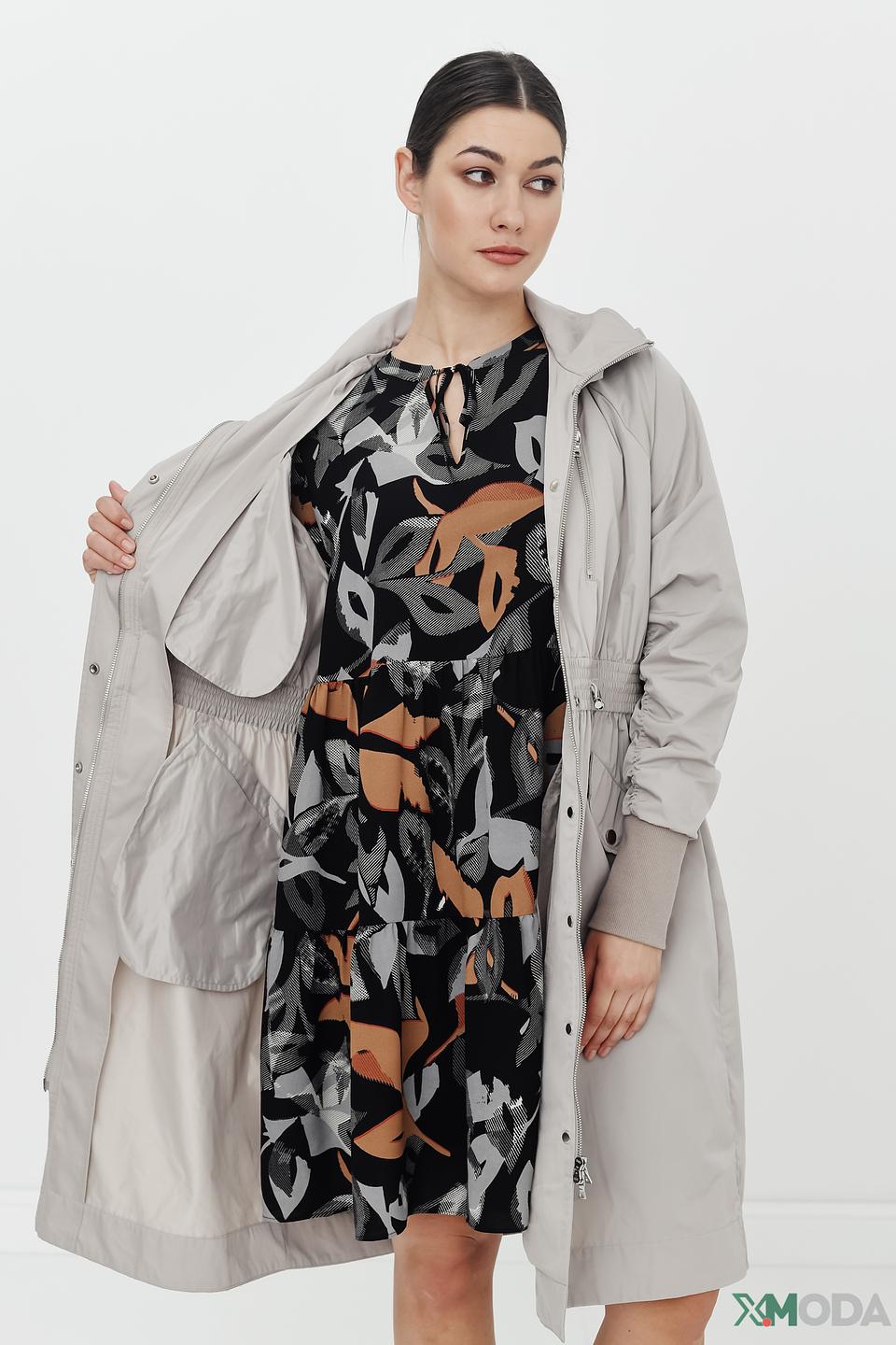 Плащ Marc Aurel бежевый