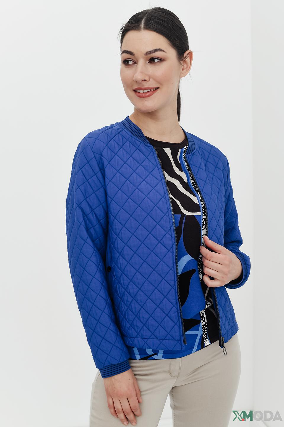 Куртка Bianca стеганая синяя