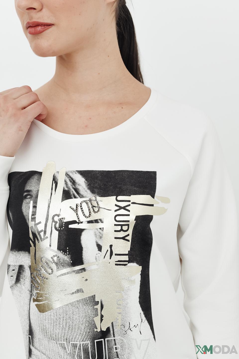 Пуловер Monari с принтом