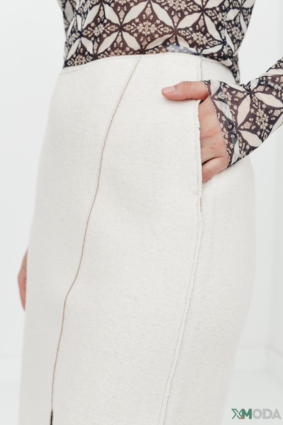 Юбка Gerry Weber с запахом бежевая