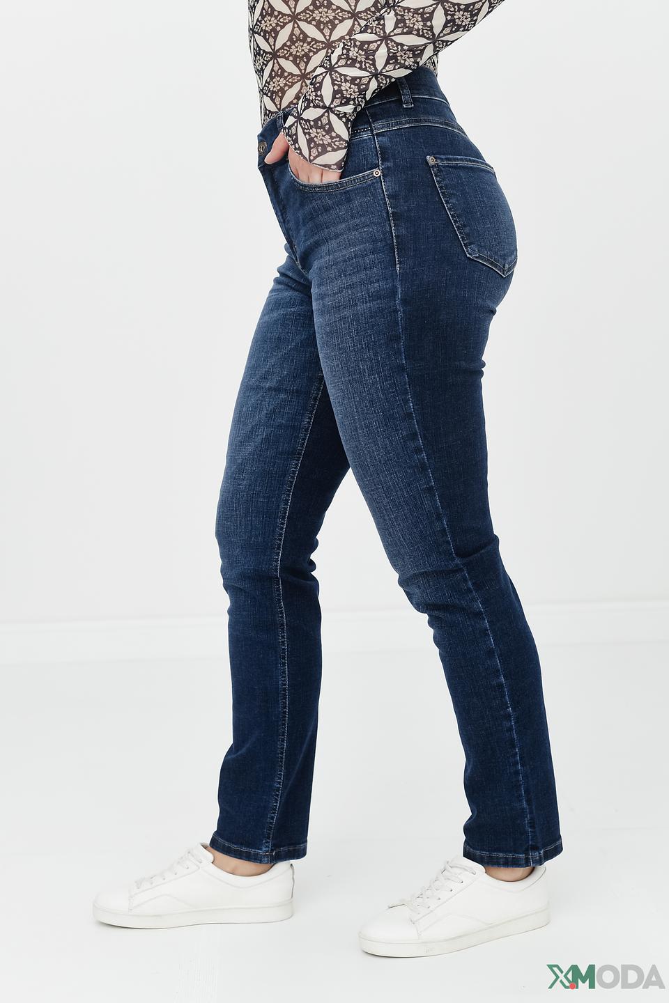 Джинсы Angels с потертостями синие