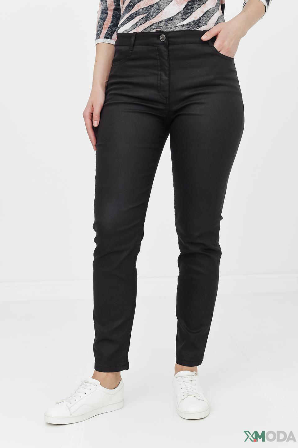 Брюки Betty Barclay черные с восковым эффектом