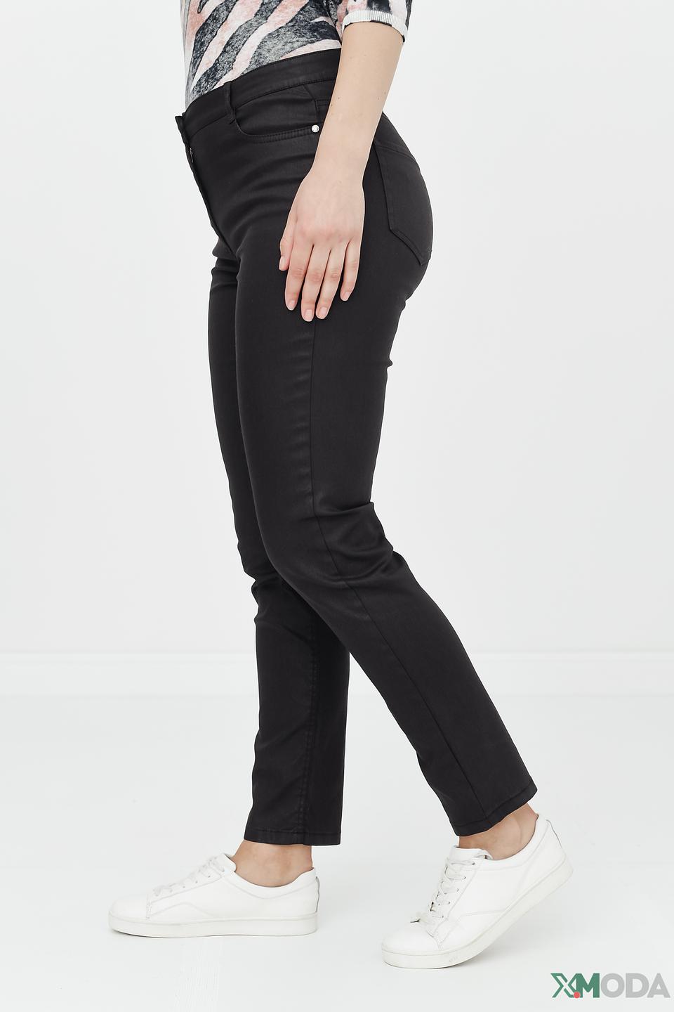 Брюки Betty Barclay черные с восковым эффектом