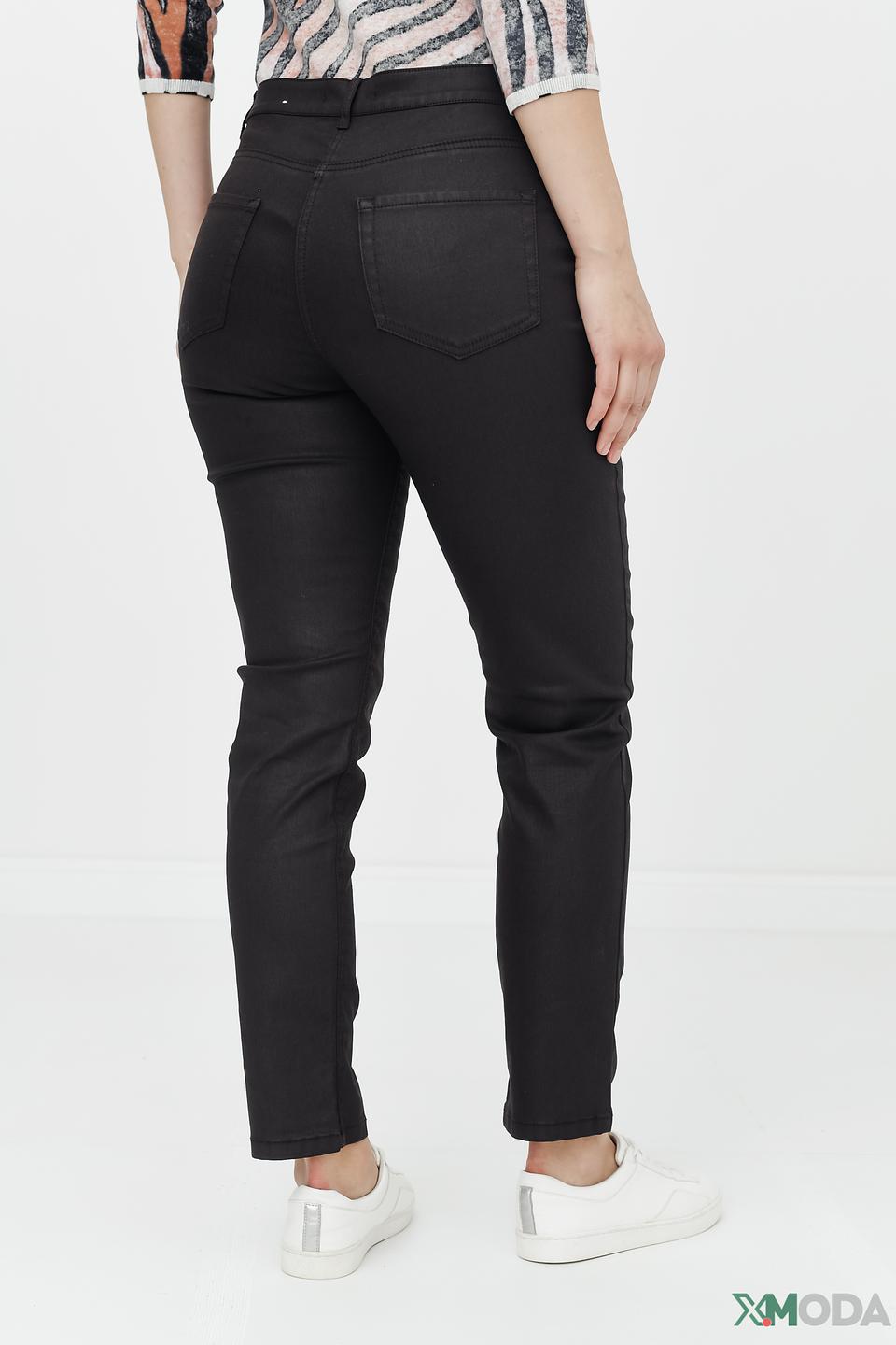 Брюки Betty Barclay черные с восковым эффектом