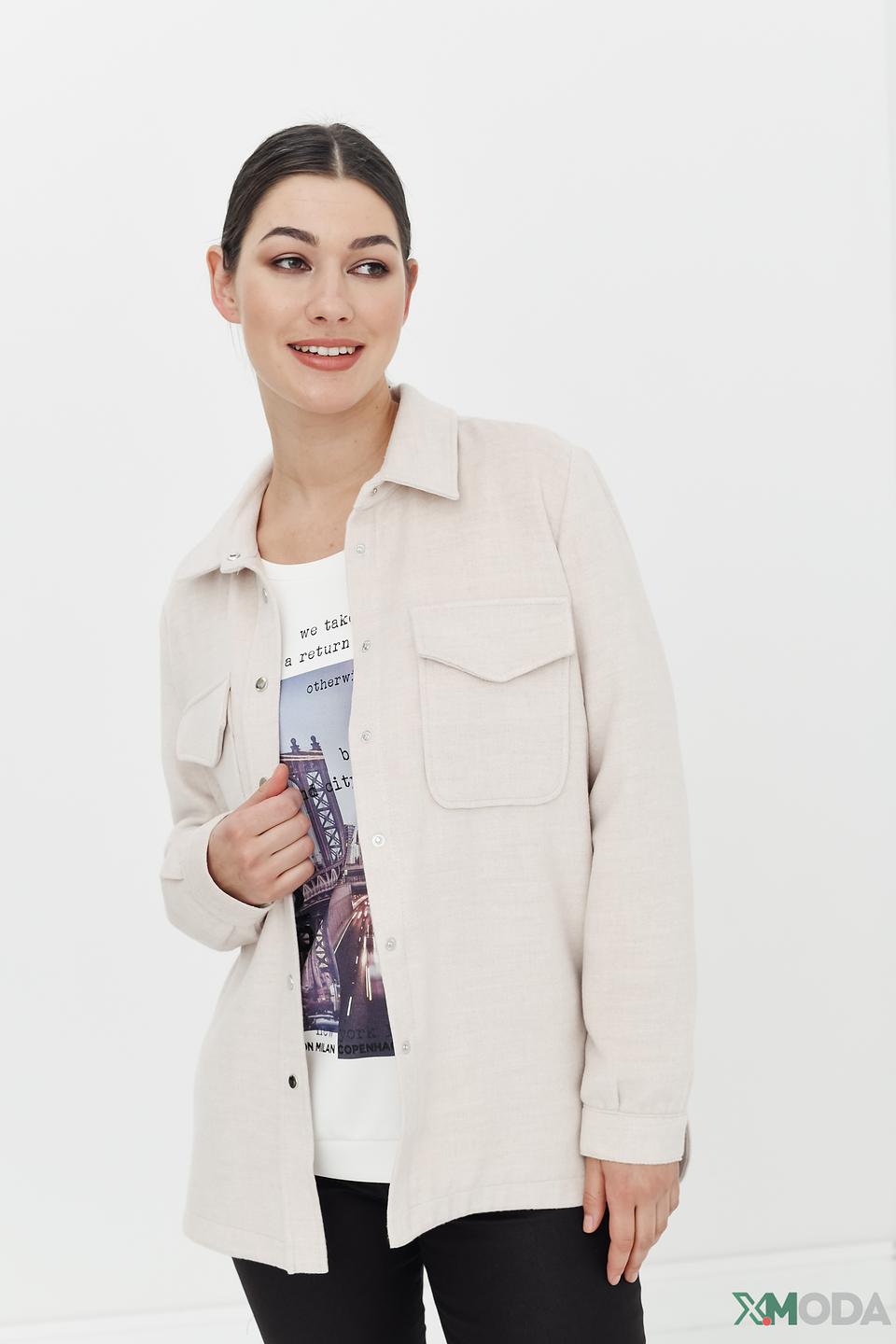 Рубашка Monari бежевая