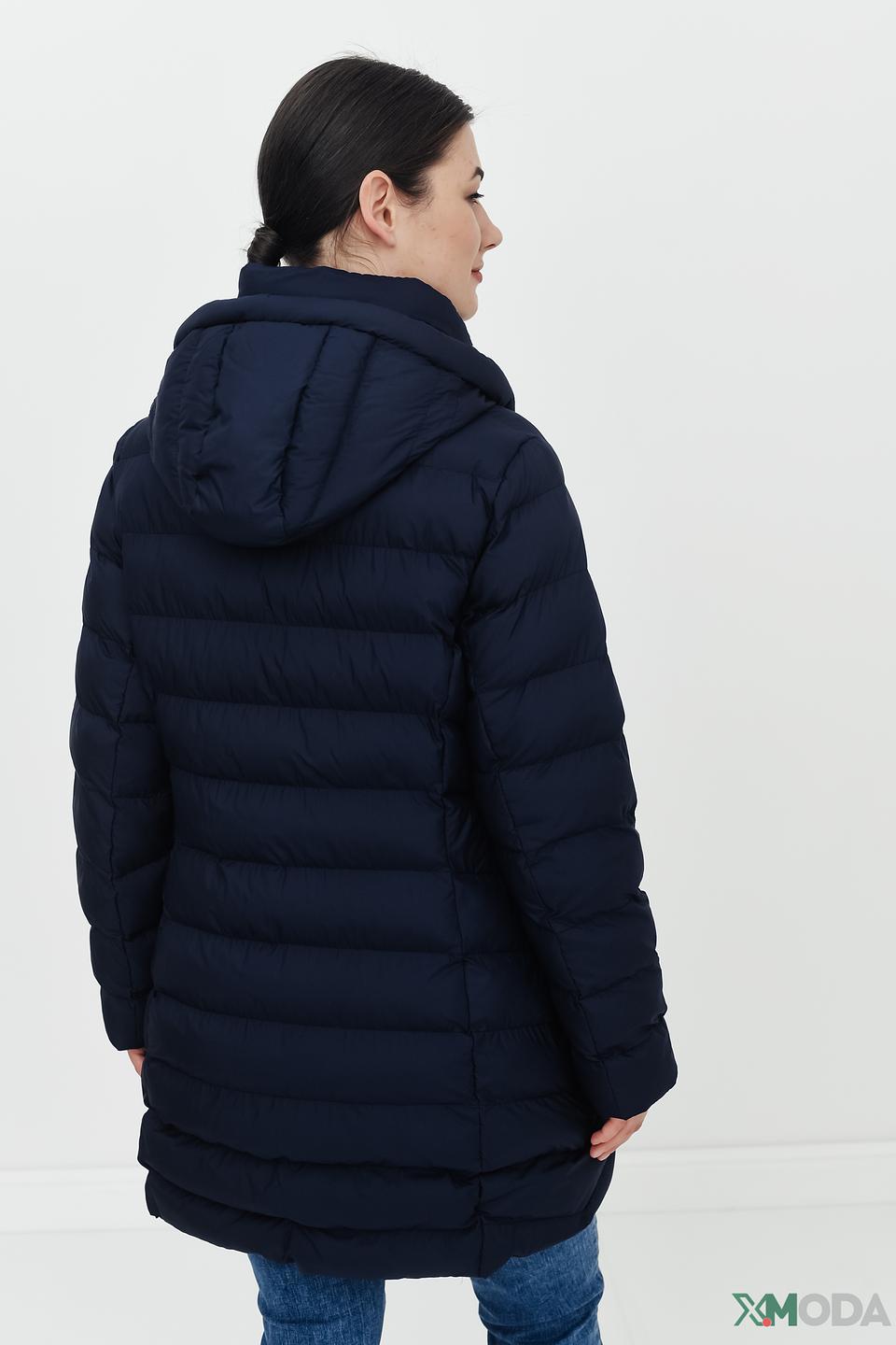 Пальто Bugatti стеганое синее