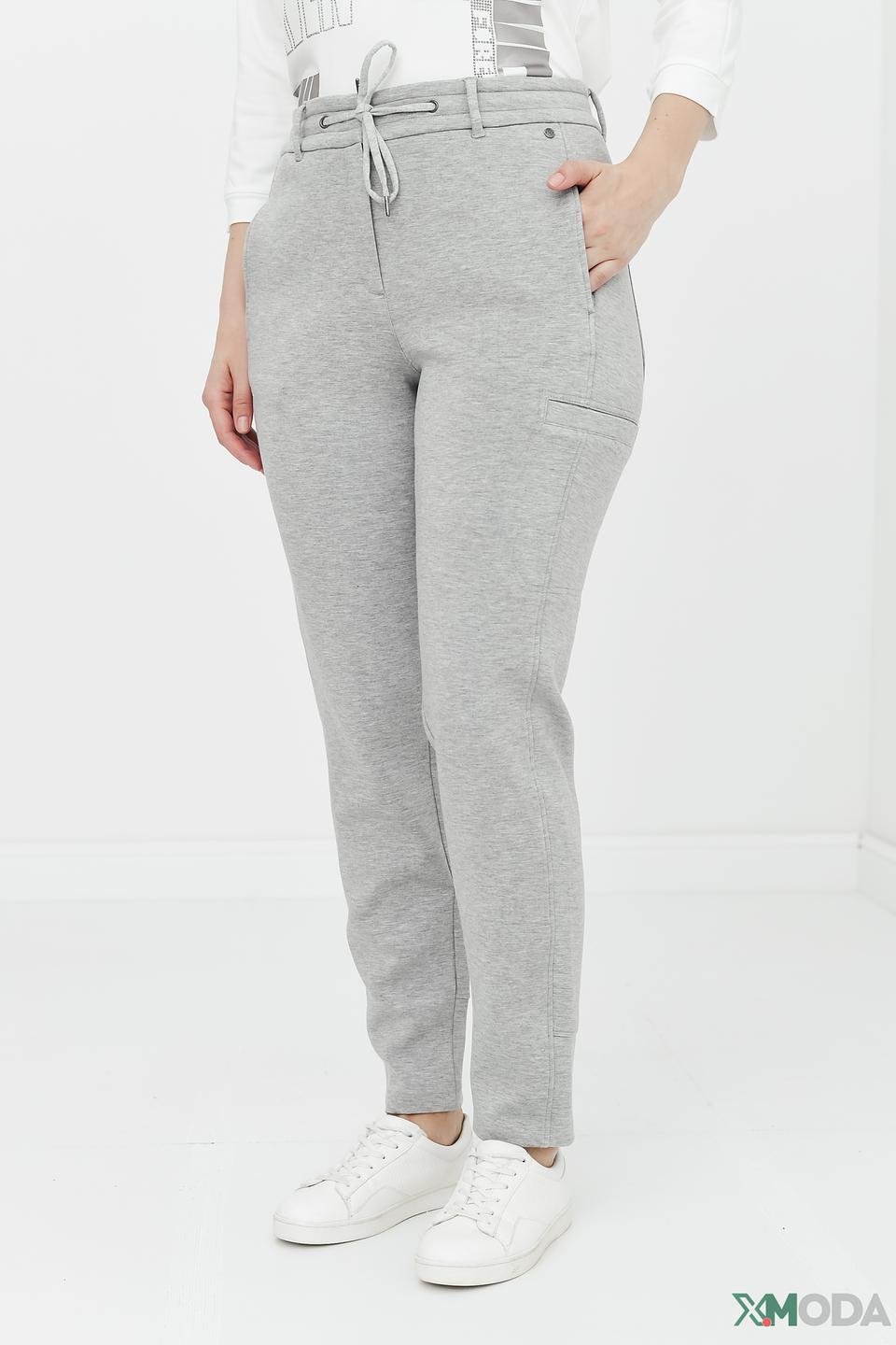 Брюки трикотажные Betty and Co серые