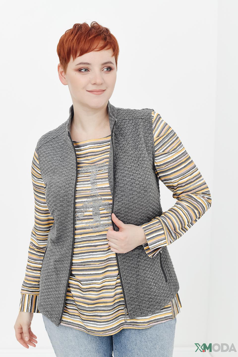 Жилет Rabe collection серый