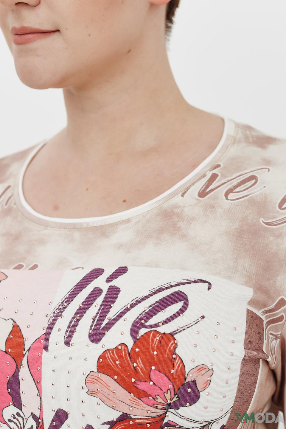 Блуза Via Appia с цветочным принтом