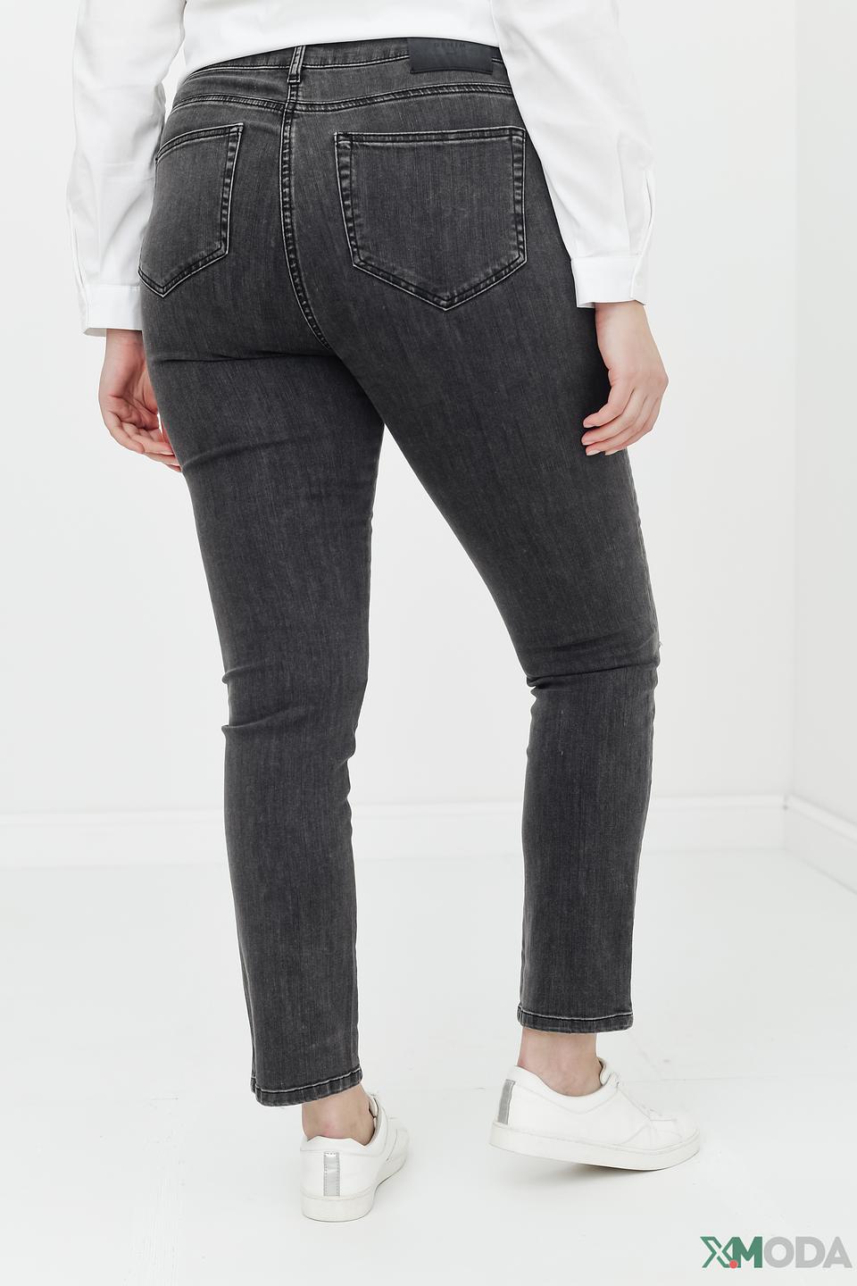 Джинсы Frapp серые с рваностями