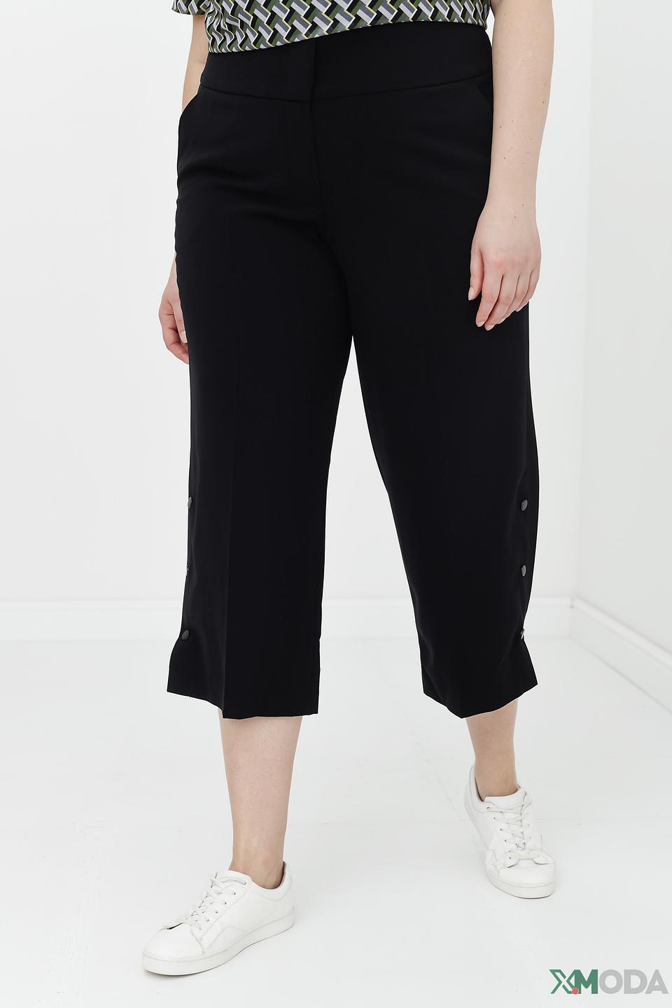 Брюки кюлоты Bianca чёрные