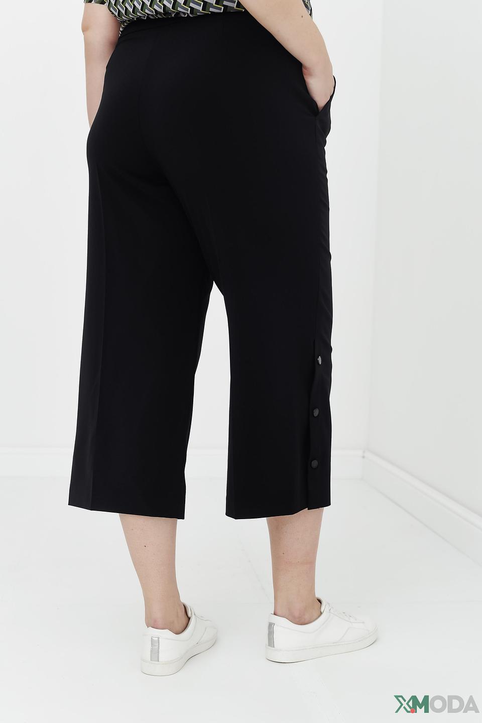 Брюки кюлоты Bianca чёрные