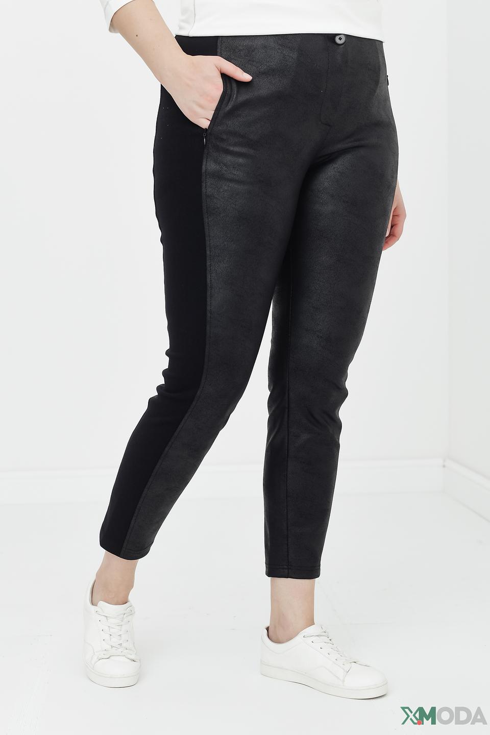 Брюки кожаные Thomas Rabe черные