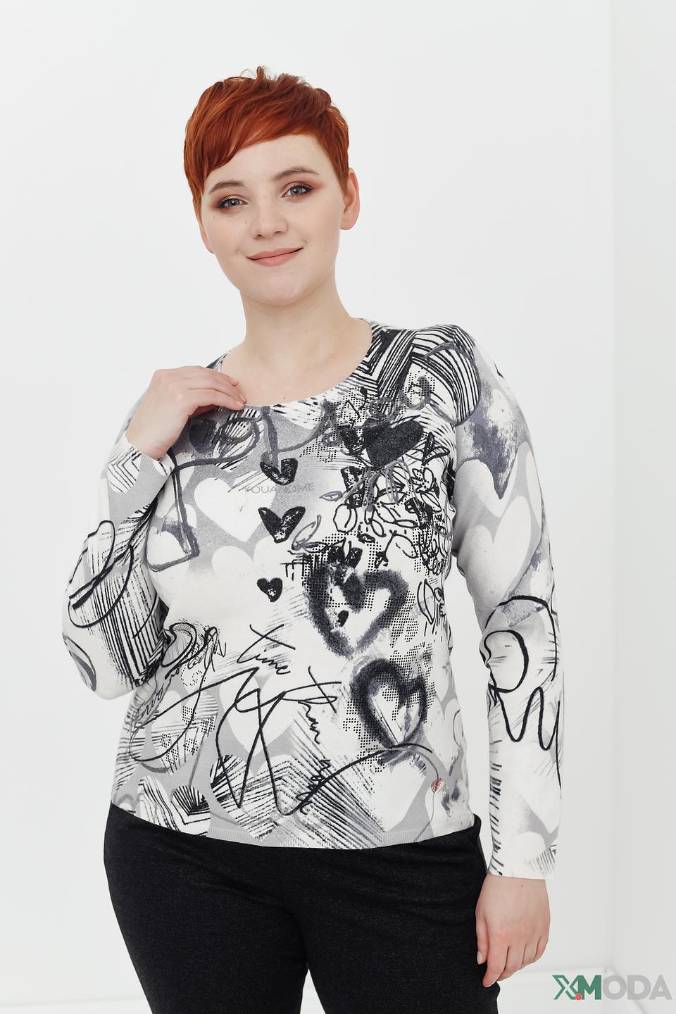 Пуловер Rabe collection с принтом