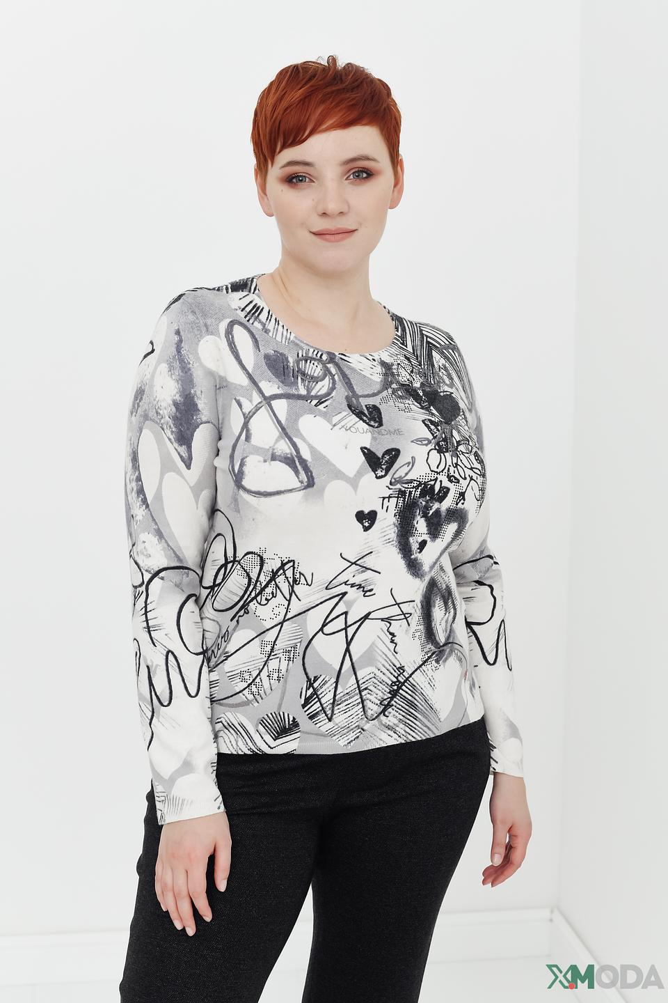 Пуловер Rabe collection с принтом