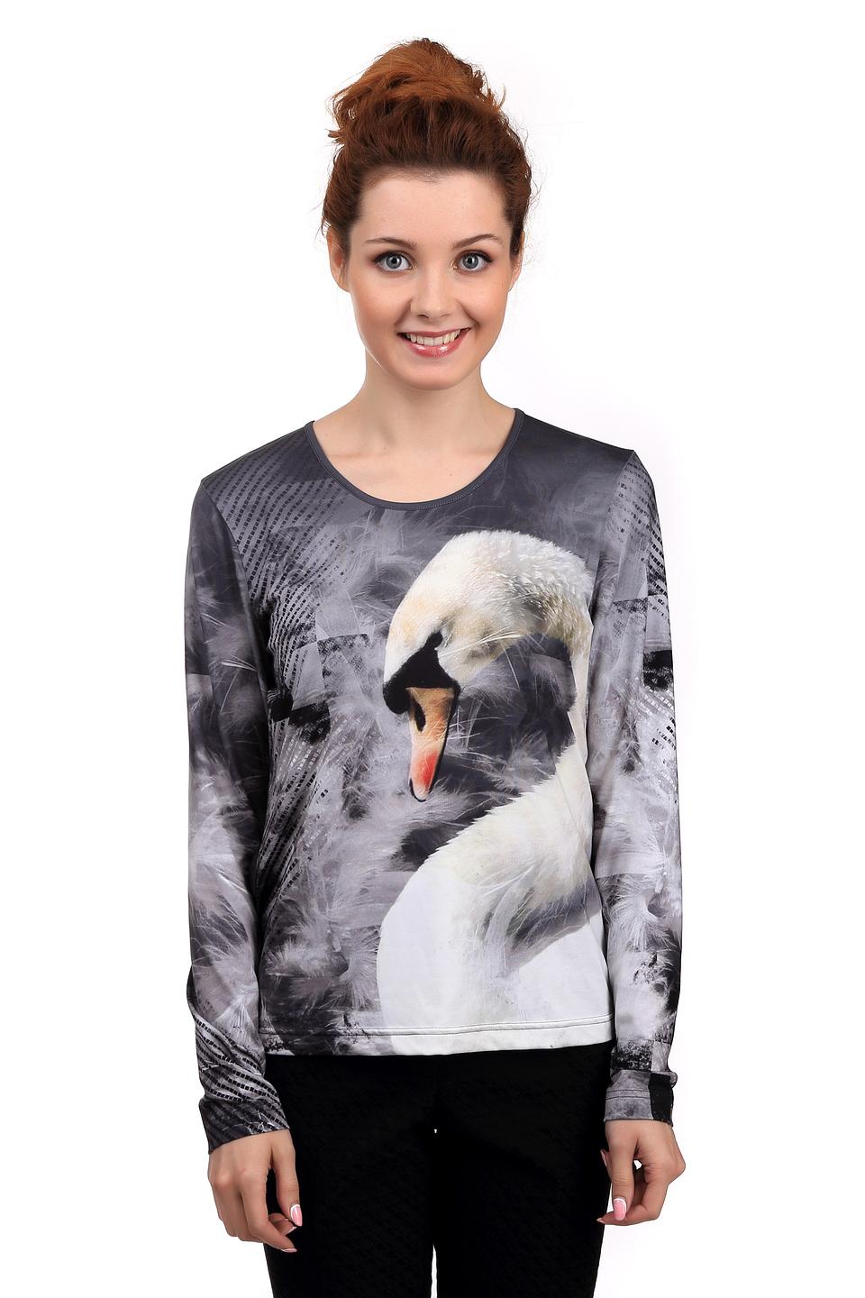 Лонгслив Gerry Weber с принтом лебедя