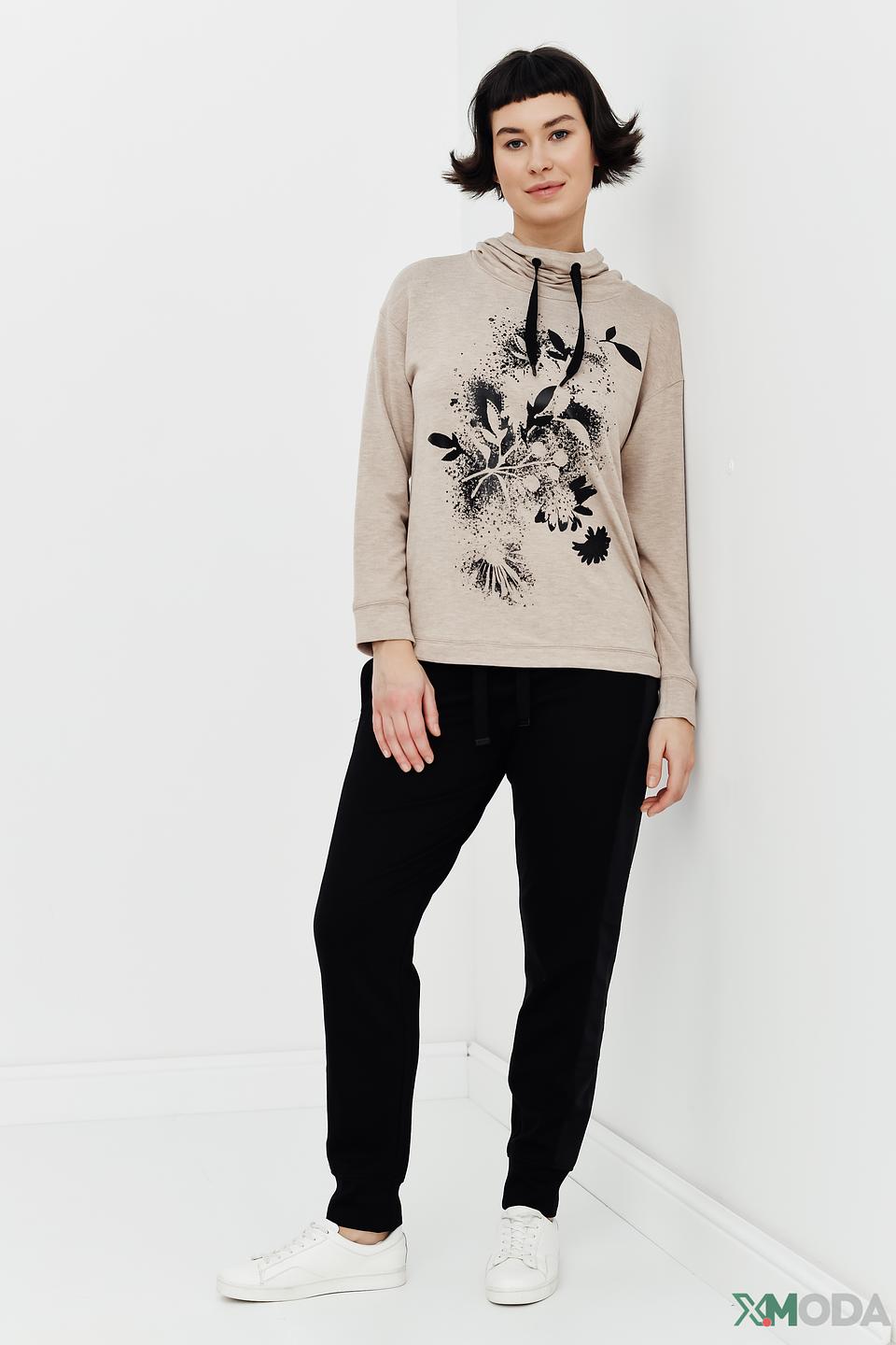 Футболка Lecomte с цветочным принтом